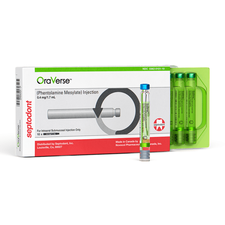 Oraverse Local anesthesia reversal agent for your patients