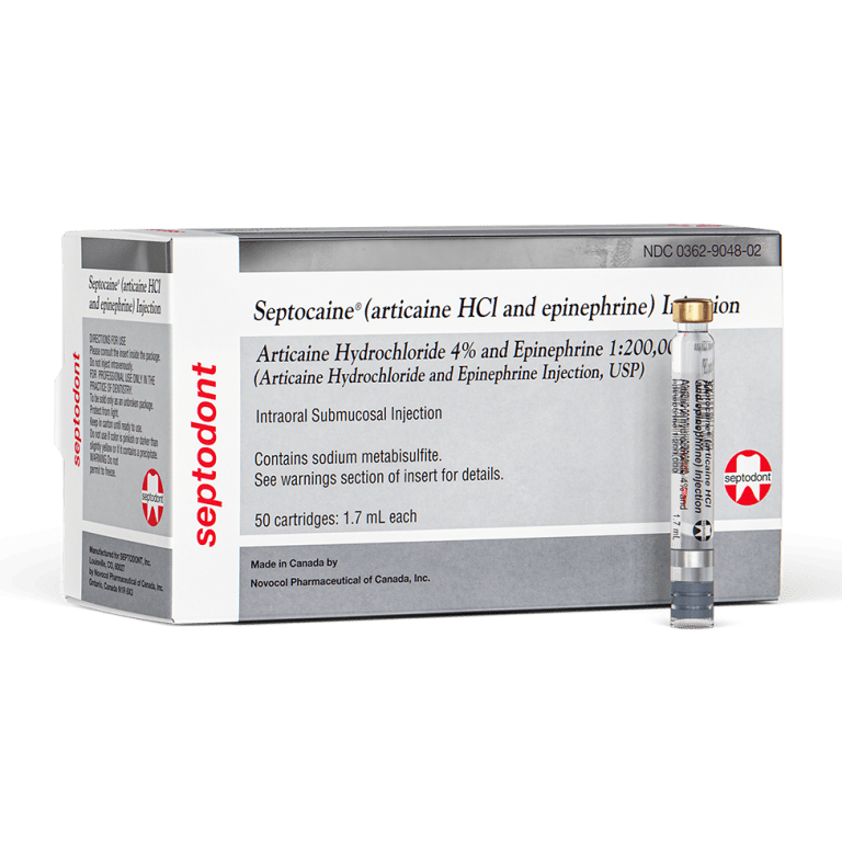 Septocaine 1200,000 for any type of local dental anesthesia